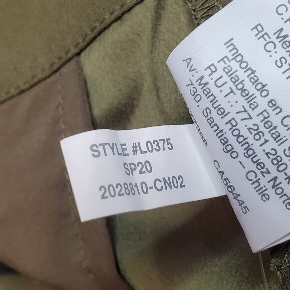 Madewell Women's Size 2 NWT Drapey Paperbag Pants Belted Foliage Green - Picture 9 of 9